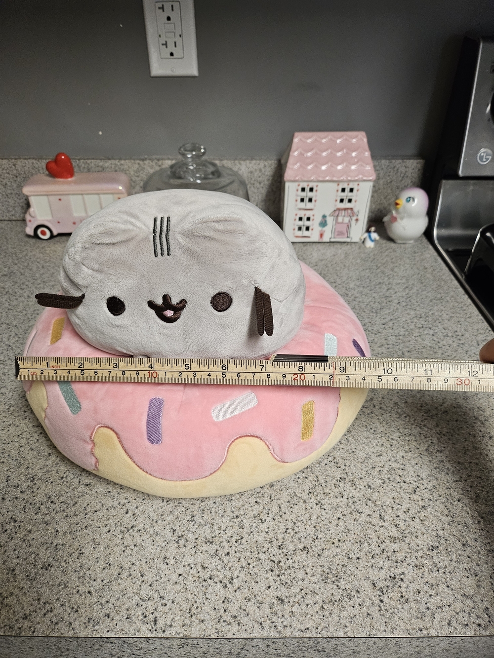 Pusheen Plush Donut Cushion - Pink Frosting - Picture 12 of 14